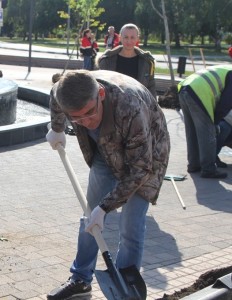 Create meme: cleaning, Saturday, cleaning of the city