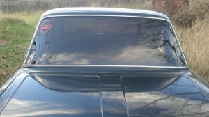 Create meme: pictures on the rear window Volga, rear window, stickers on glass vases 2106
