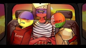 Создать мем: комиксы по countryhumans, комиксы countryhumans, countryhumans казахстан countryhumans