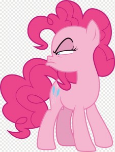 Создать мем: злая пинки пай, пони пинки, my little pony pinkie pie