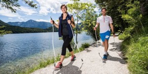 Create meme: Nordic walking