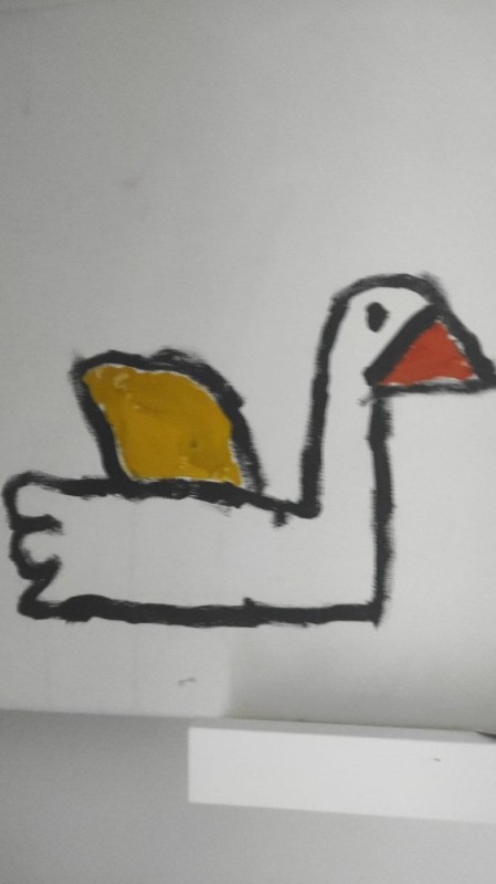 Create meme: duck drawings, duck for drawing, finish the goose