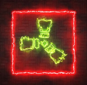 Create meme: neon style, neon icons