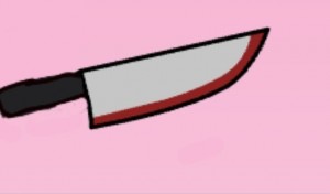 Создать мем: ножик эмодзи, кровавый нож гача лайф, кухонный нож