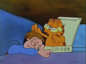 Create meme: garfield, Garfield cartoon moments, Garfield