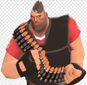 Создать мем: пулеметчик из тим фортресс 2, tf 2, пулемётчик team fortress 2 skin