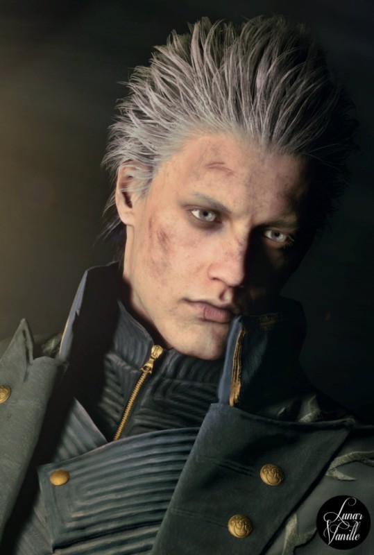 Create meme: dmc 5 vergil, vergil devil may cry 5, virgil dmc 5 smiles