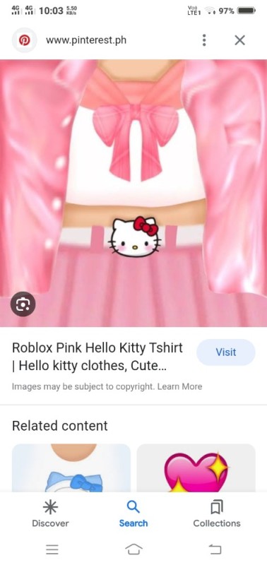 Create meme: hello kitty clothes, t-shirt roblox cute pink with white, clothes in roblox