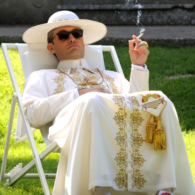 Create meme: Jude law the Pope, young dad jude Law, young dad