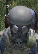 Create meme: gas mask