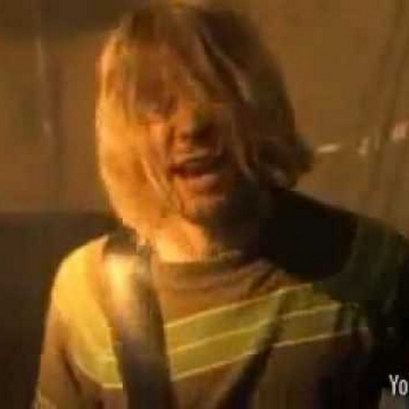 Create meme: Kurt smells like teen spirit, smells like teen spirit Kurt cobain, smells like teen spirit nirvana