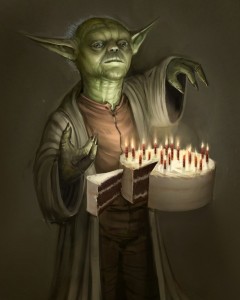 Create meme: iodine painting, Yoda arts, happy birthday Yoda