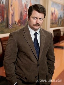 Create meme: parks and recreation, Ron Swanson, nick offerman