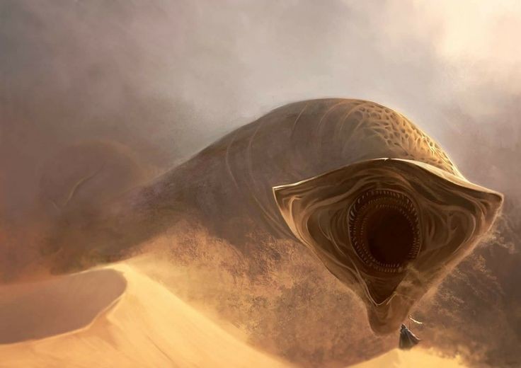 Create meme: Shai Hulud dune, Shai Hulud dune, Arrakis dune worm