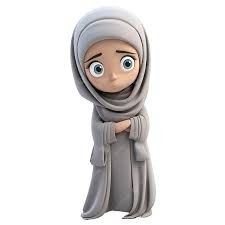 Create meme: girl , hijab on a white background, Muslim girls in hijab