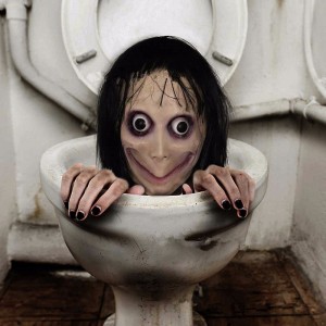 Create meme: the face of horror, mask Momo, Mask horror