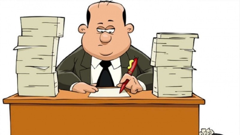 Create meme: complaint against an official, official cartoon, The bureaucrat is an official