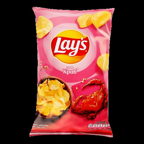 Create meme: lays chips crab, lays chips, lays crab 