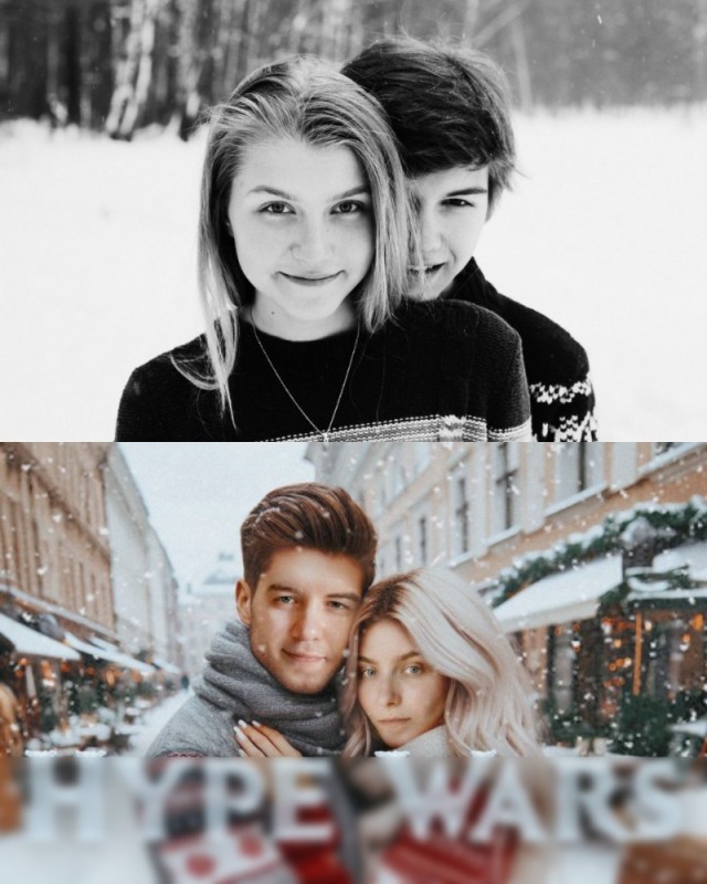 Create meme: paired photo shoots in winter, Love in the distance movie, winter photo shoot