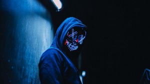 Create meme: neon mask, neon mask purge, pictures in neon masks