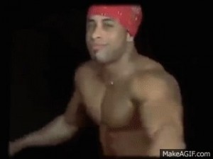 Create meme: Ricardo Milos GIF, Ricardo Milos hachimaki, Ricardo Milos gachimuchi