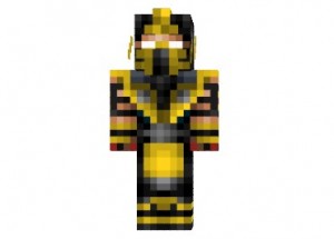 Create meme: scorpion mortal, for minecraft, skins for minecraft pe