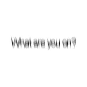 Create meme: What Are You On?, Logo, toggle labels PNG black and white