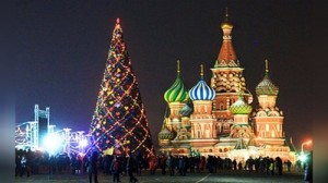 Create meme: Christmas, new year, Moscow