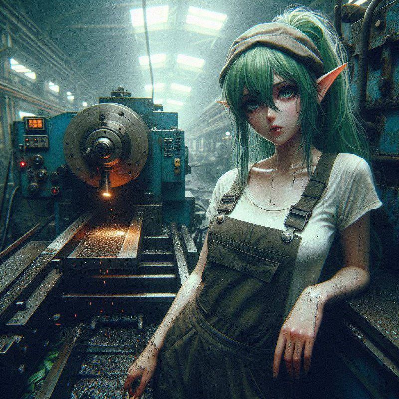 Create meme: cyberpunk girl art, the elf, elf art girl