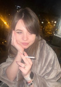 Create meme: Smoking girl, people, girl