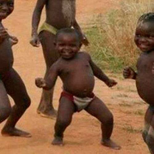 Create meme: dancing Negros, meme Negro , cool little black boy