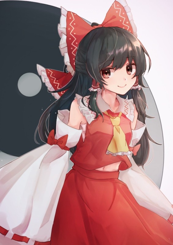 Create meme: reimu touhou, touhou project, sakuya touhou