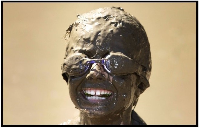 Create meme: face in the mud , dirt at, dirty