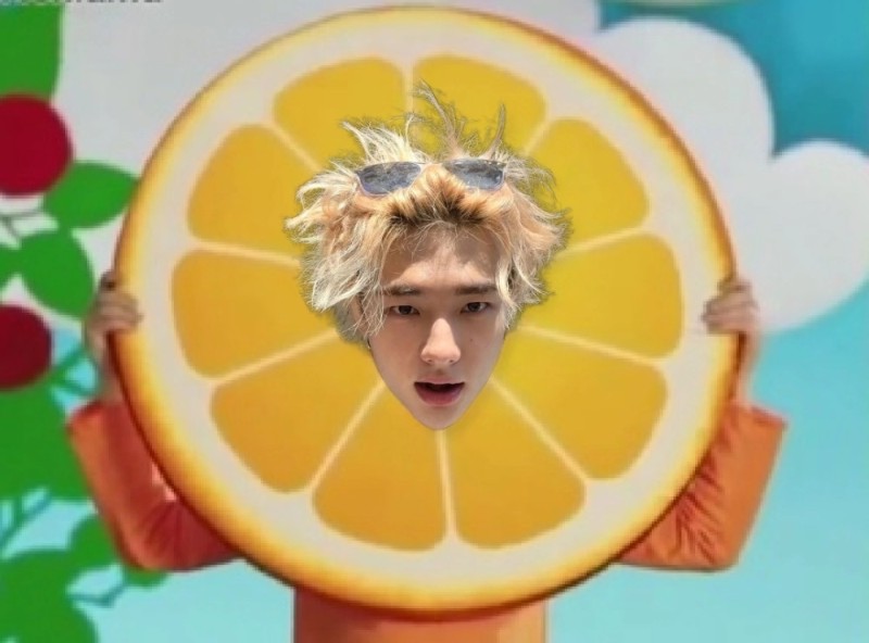 Create meme: fruit garden, meme orange, I'm an orange