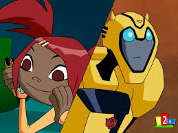 Create meme: animated Transformers animated series, Bumblebee Animated, Transformers Animated Sari Samdek