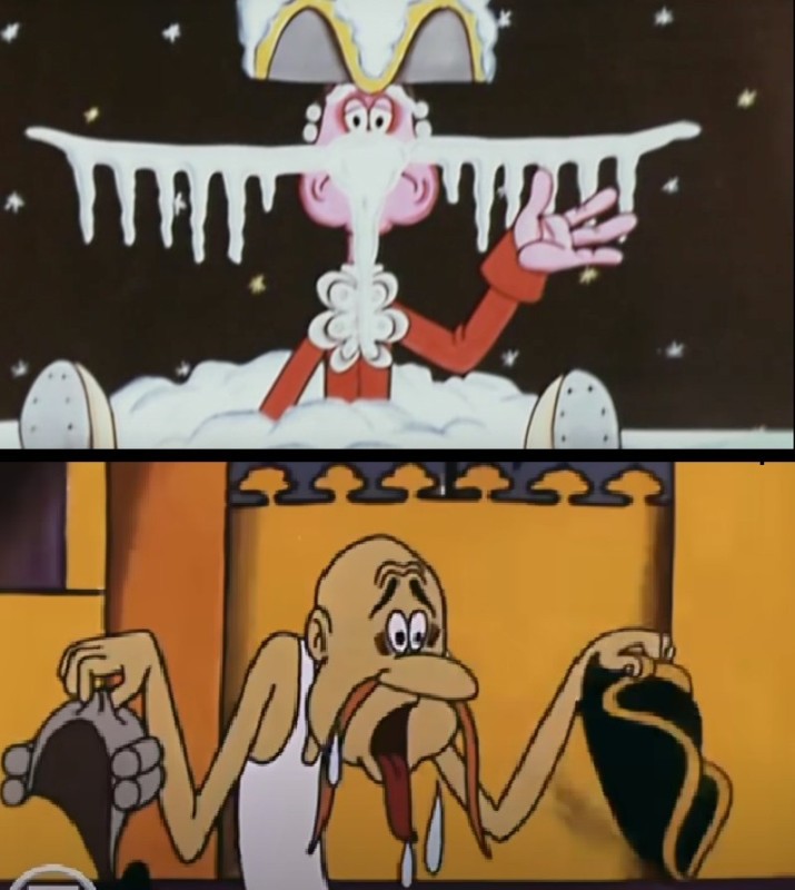 Create meme: The Adventures of Munchausen a well-aimed shot 1973, adventures of Munchausen , A well-aimed shot cartoon 1973