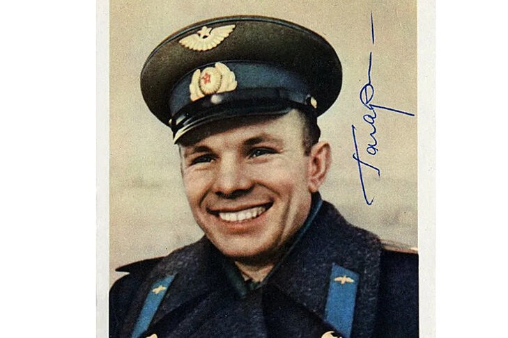 Create meme: Gagarin was the first spaceman , yuri gagarin is the first cosmonaut, Gagarin was the first 