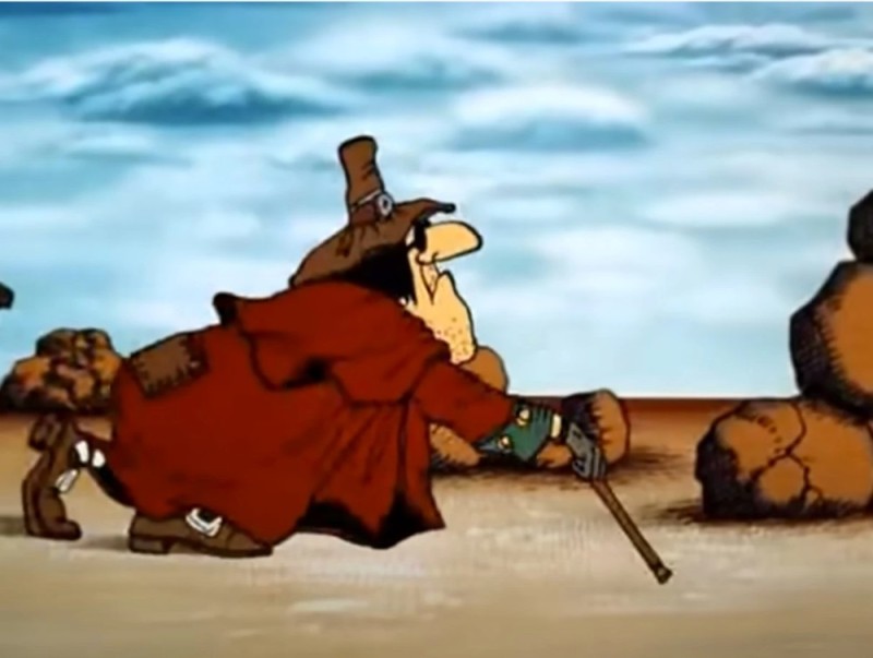 Create meme: Hugh treasure island, treasure island cartoon 1988, treasure island cartoon 1988 blind pew