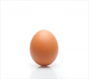 Create meme: white background, boiled eggs, one egg