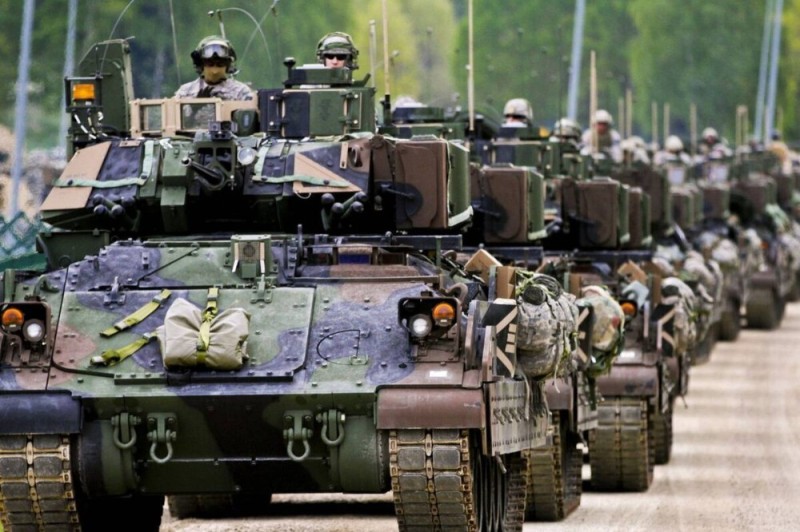 Create meme: nato tanks, tanks of the Bundeswehr column, military equipment 