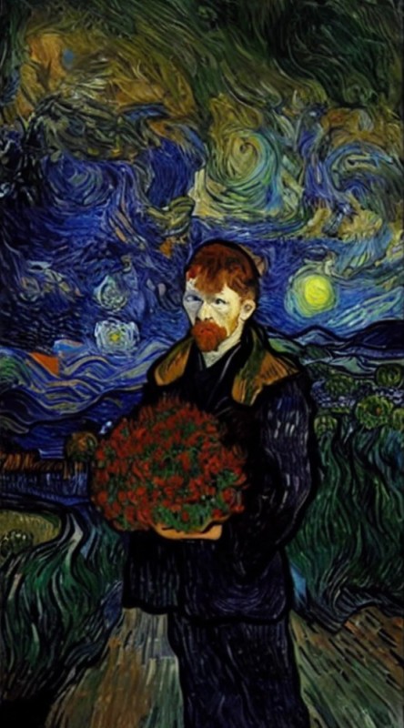 Create meme: A van Gogh painting, van gogh dr. gachet, portrait of Gachet van Gogh