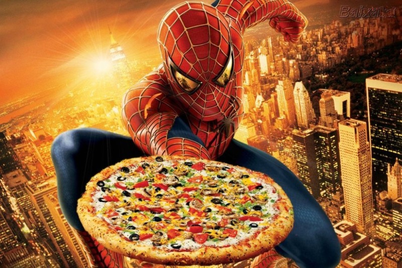 Create meme: pizza 🍕, spider man 2002 , pizza is beautiful