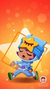 Create meme: sandy from brawl stars arts, brawl stars, sandy brawl