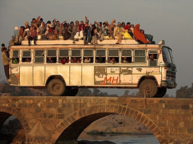 Create meme: India bus, crowded bus india, Indian buses