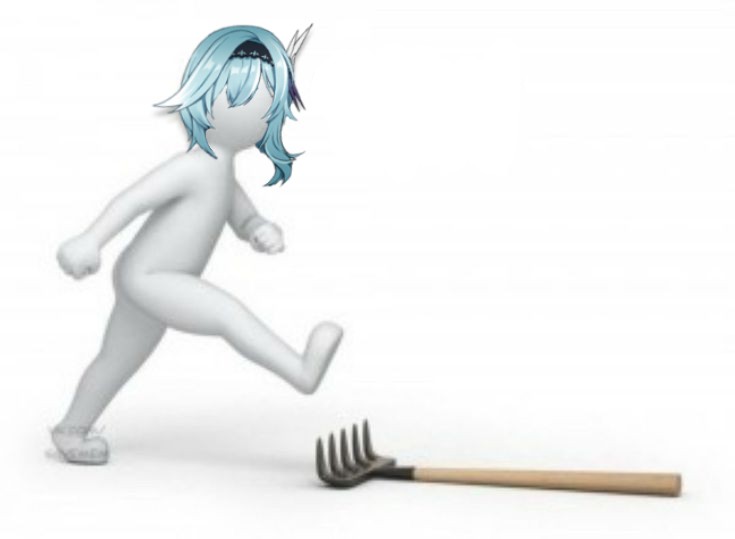 Create meme: a man steps on a rake, men 3 d, man steps on a rake