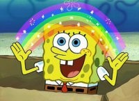 Create meme: imagination spongebob, Bob sponge, spongebob imagination