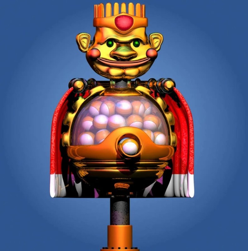 Create meme: FNAF Prize King 6, fnaf 6, fnaf 2 balloon fight