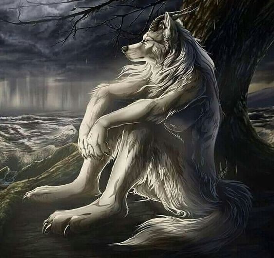 Create meme: the mystical wolf, werewolves wolves, werewolf wolf