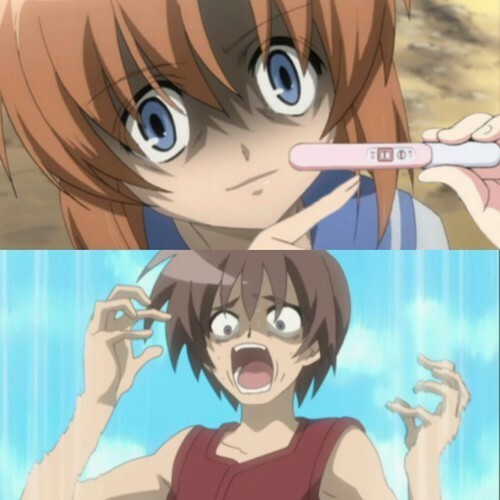 Create meme: higurashi no naku, higurashi no naku koro ni, higurashi