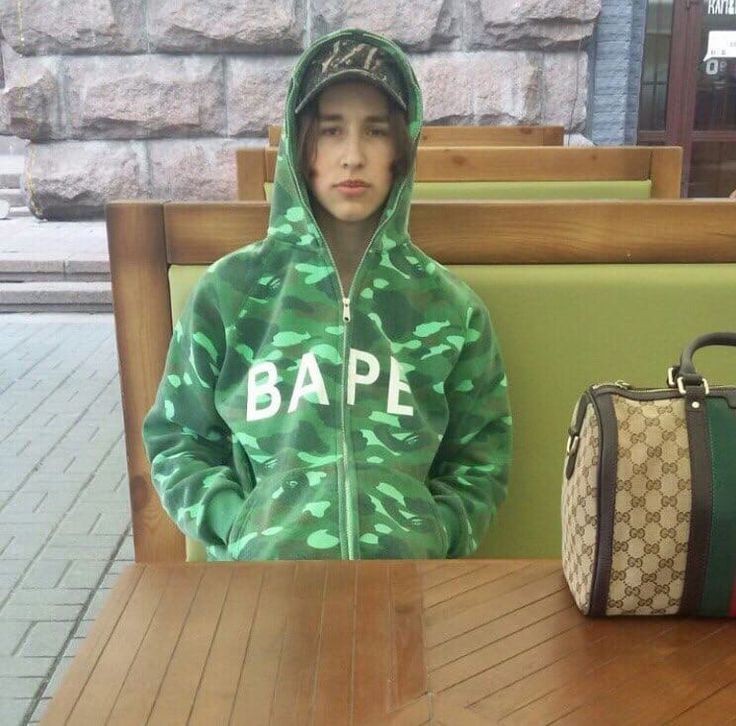 Create meme: bape hoodie, Lil Morty, beip jacket